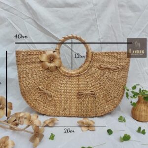 Túi xách lục bình bán nguyệt